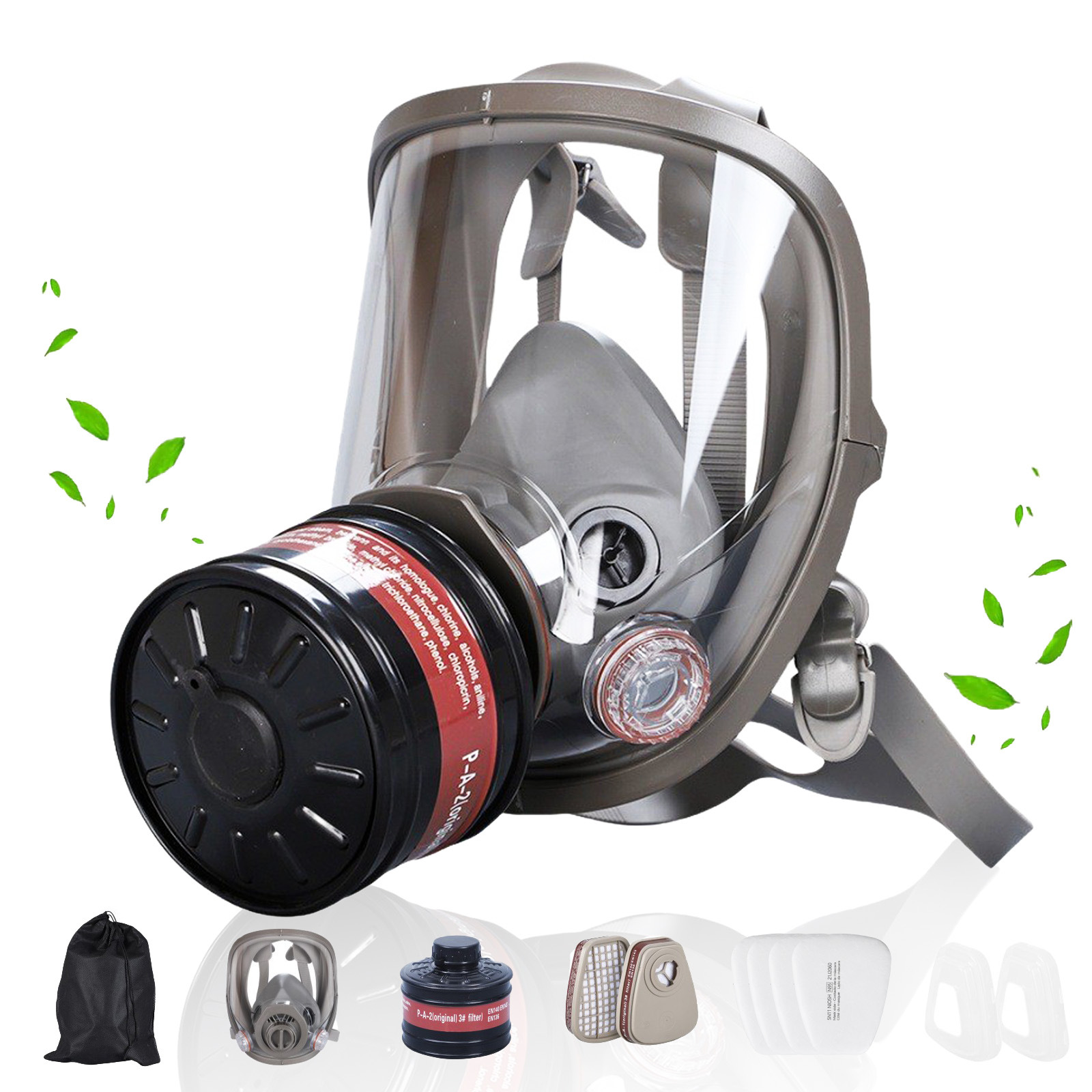 Full Face Gas Masks Survival C - Anti Pollution Mask ulasan dan harga
