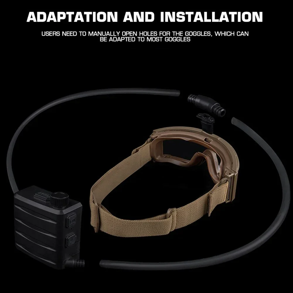Airsoft Goggles Defogger Defog - Anti Pollution Mask ulasan dan harga
